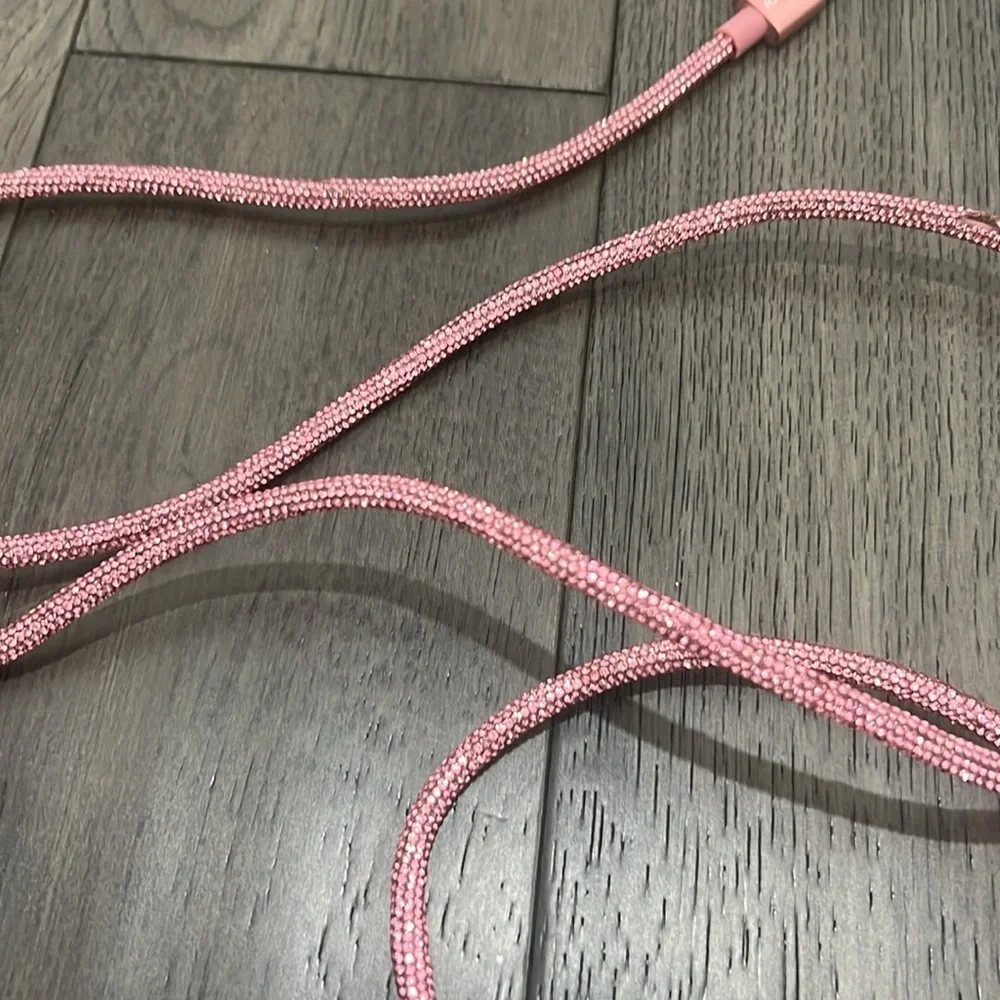 Powertek Type-C Fast Charger Cable with sparkly rhinestones